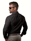 Camisa Social Mónaco - Tela Antiamasado Dry Blank