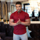 Camisa Italian Boss Tela Antiamasado Dry Blank - Algodón Egipcio