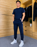 Conjunto de Camiseta y Pantalón Elástico - Cómodos y Transpirables