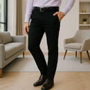 Pantalón Mónaco: Tela Antiamasado Dry Blank [83% Algodón Egipcio y 17% Elastano]