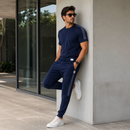 Conjunto de Camiseta y Pantalón Elástico - Cómodos y Transpirables