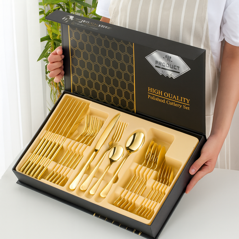 Juego De Cubiertos Especiale -  24pcs Acero Inoxidabl