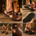 Sandalias de Hombre con Correas de Velcro
