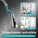 Grifo de Cocina Profesional Extraíble y Giratorio