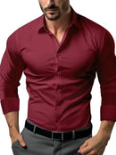 Camisa Social Mónaco - Tela Antiamasado Dry Blank